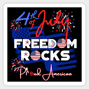 Freedom Rocks | 4th of July | Cochlear Implant | Sticker